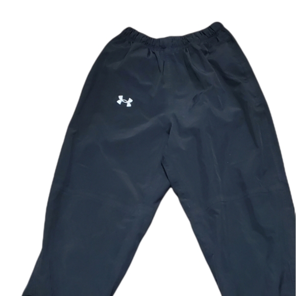 Unisex Black Underarmour lined Gore-tex Track Pants - Picture 3 of 10